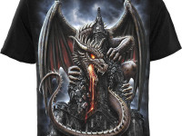 Men’s Dragon Lava T-Shirt in Black
