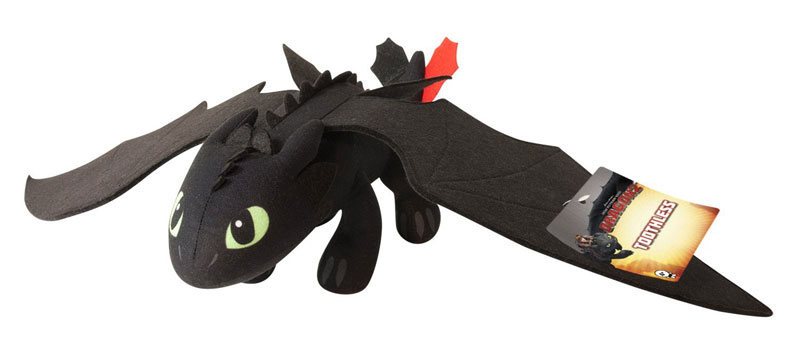 8 Inches Plush Stuffed How to Train Your Dragon Toothless 8/12 Inch Generic 