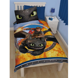 How to train your dragon duvet set single