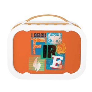 I belch Fire Dragon lunch box