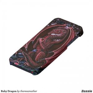 Ruby Dragon iPhone 5s case
