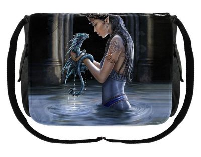 Anne Stokes Water Dragon Messenger Bag