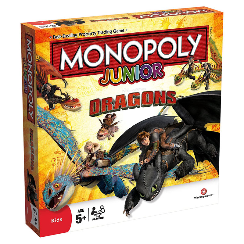 Dragons Monopoly Junior Board Game