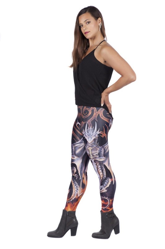 Anne Stokes Dragon Warrior Leggings - Everything Dragon Shop