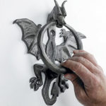 Cast Iron Dragon Door Knocker