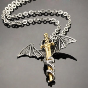 Dragon pendant necklace