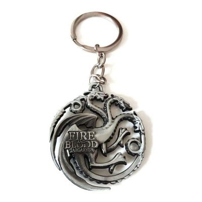 Game Of Thrones House Targaryen Dragon Keyring