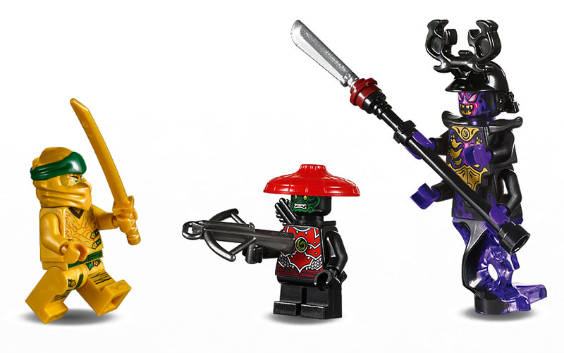 LEGO 70666 NINJAGO Dragon with 3 Minifigures Toy Set