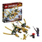 LEGO 70666 NINJAGO Dragon with 3 Minifigures Toy Set