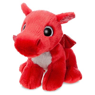 Sparkle Tales Red Flame Dragon Soft Toy