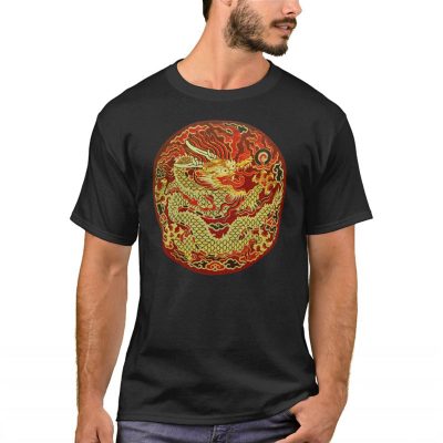 Golden Asian Dragon T-Shirt