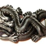 Antique Color Metal Dragon Belt Buckle