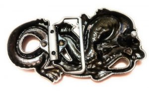 Antique Color Metal Dragon Belt Buckle