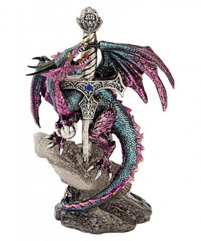 Dragon Blade Gothic Statue by Design Toscano