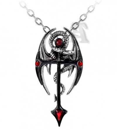 Alchemy Gothic Draconkreuz Dragon Necklace