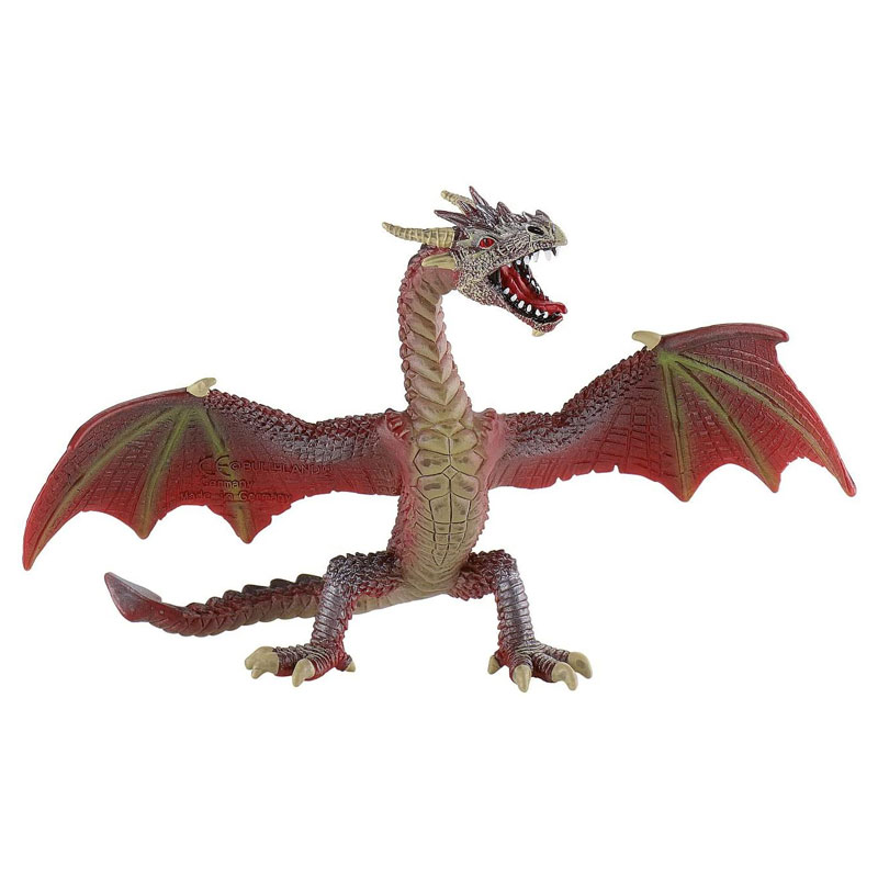 Red Flying Dragon Figurine