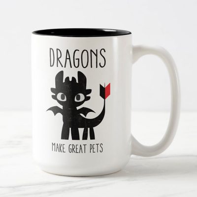 How to Train Your Dragon "Dragons Make Great Pets" Toothless Coffee Mug