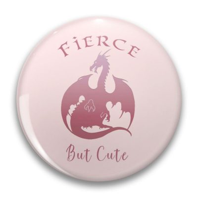 Fierce But Cute Dragon Pin Badge