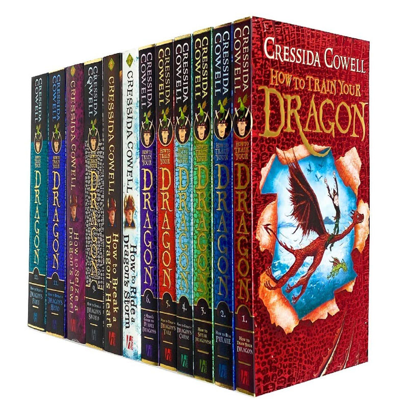 How to Train Your Dragon 12 Books Collection Set By Cressida Cowell