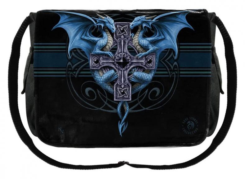 Boîte Décorative Dragon Anne Stokes - Résine Noire 25cm - Style Gothique Et Fantastique