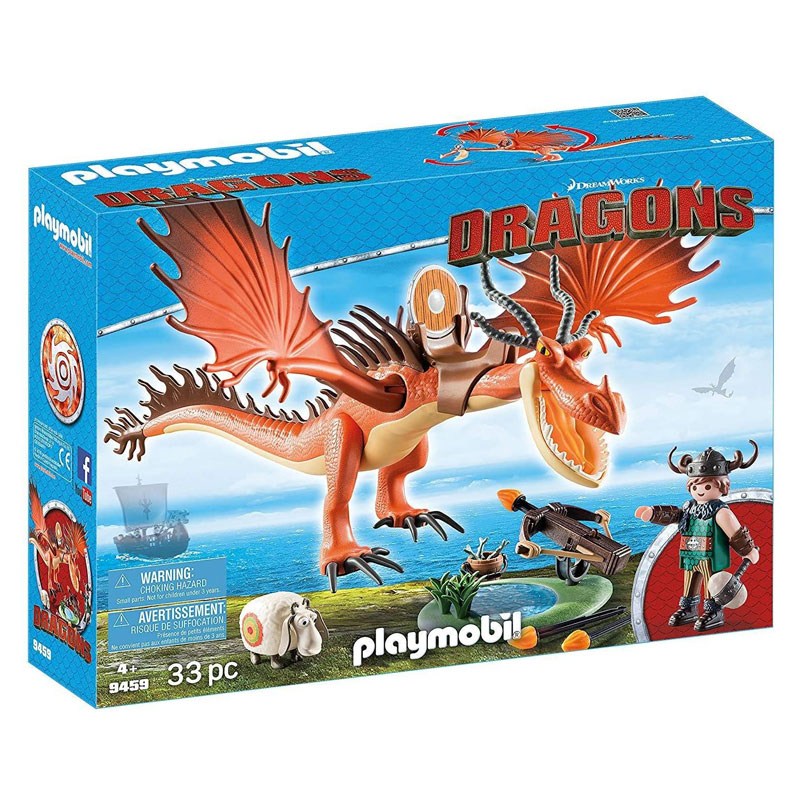 Playmobil 9459 Dragons Snotlout and Hookfang