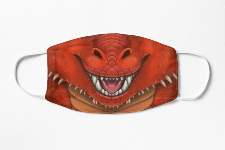Red Dragon Face Mask