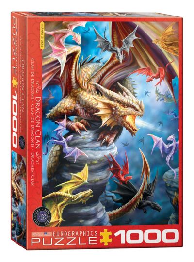 Anne Stokes - Dragon Clan Jigsaw Puzzle - 1000 pieces