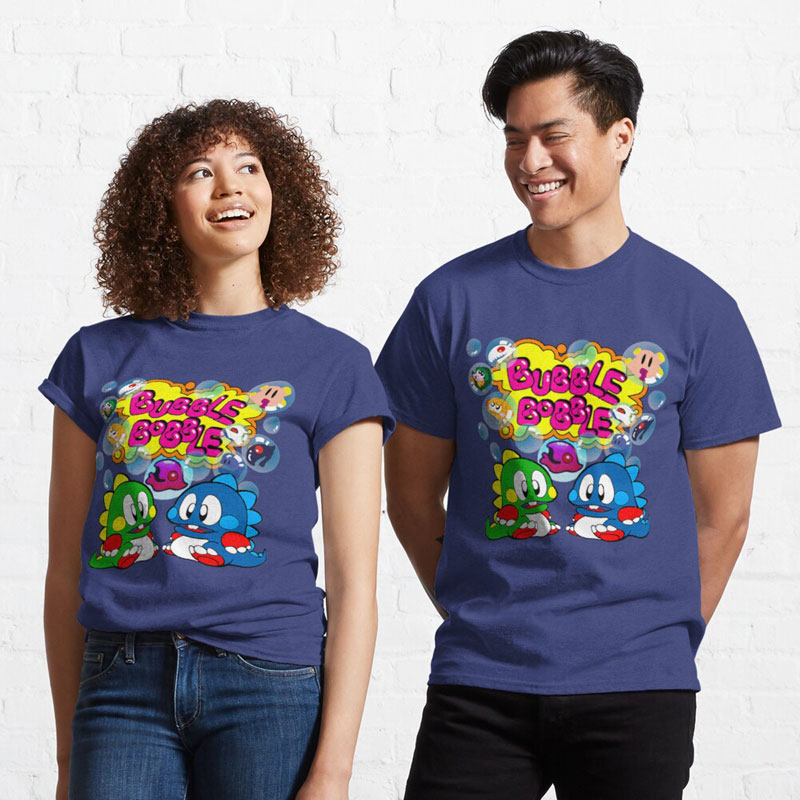 Bubble Bobble Retro Classic T-Shirt by Alpha Nerdy