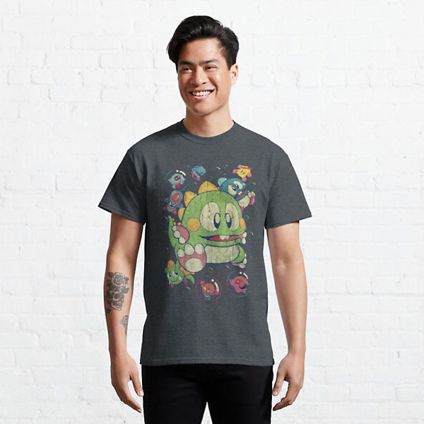 Bubble Bobble Vintage Action Classic T-Shirt by Virtual-Player