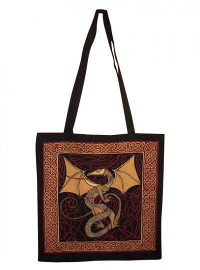 Celtic Dragon Tote Bag