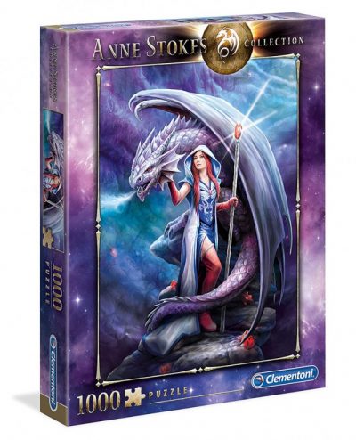 Anne Stokes - Dragon Mage - 1000 piece Jigsaw Puzzle by Clementoni