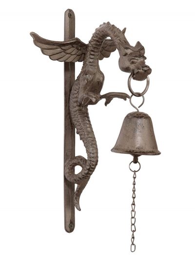 Florentine Dragon Hanging Bell by Design Toscano