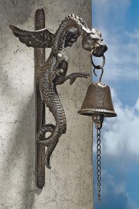Florentine Dragon Hanging Bell by Design Toscano