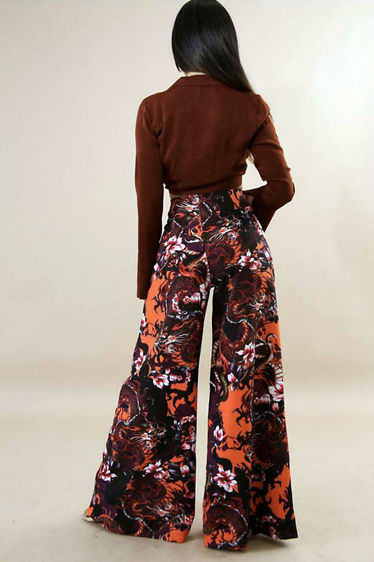 Dragon Palazzo Pants