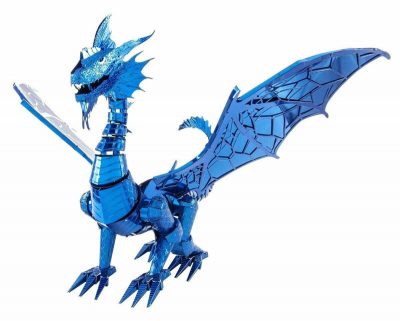 Fascinations ICONX Blue Dragon 3D Metal Model Kit