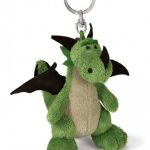 Green Dragon Bean Bag Keyring