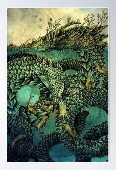 River Dragon Poster