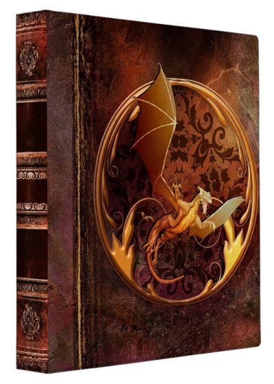 Ancient Tome Faux Leather Dragon Binder