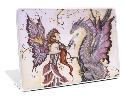 The Dragon Charmer Laptop Skin by Amy Brown