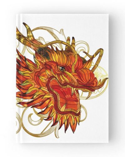 Chinese Dragon Hardcover Journal