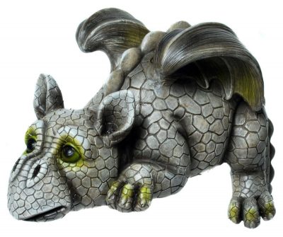 Decorative Garden Dragon Ledge Sitter