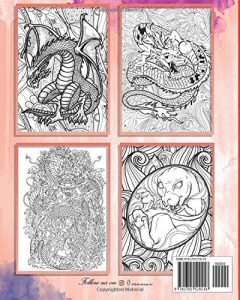 Doodle Dragons: Adult Coloring Book