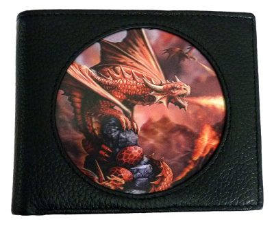 Fire Dragon - Lenticular 3D Age of Dragons Wallet by Anne Stokes