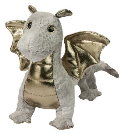 Hydra the Silver Dragon Plush Soft Toy