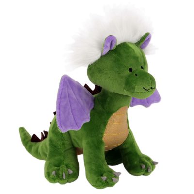Gus the Green and Purple Dragon Plush