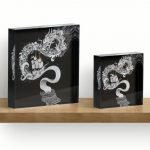 Unleashed Imagination - Dragon Art Acrylic Block