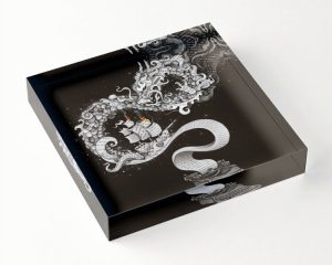 Unleashed Imagination - Dragon Art Acrylic Block