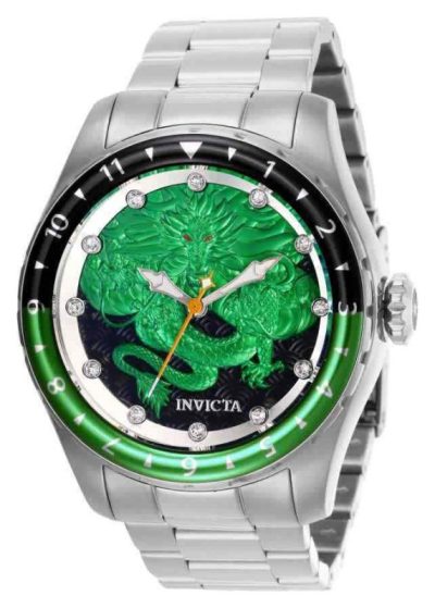 Invicta Speedway Green Dragon Automatic 28354 Stainless Watch