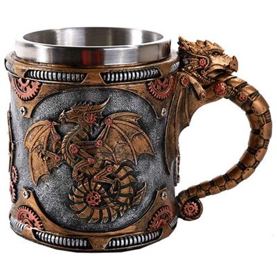 Steampunk Dragon Mug