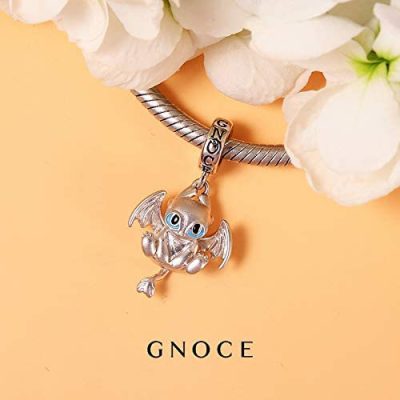 GNOCE 925 Sterling Silver Unicorn Charm - Dinosaur & Mermaid Charms For Bracelets - View #11